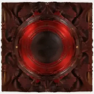 red blank background