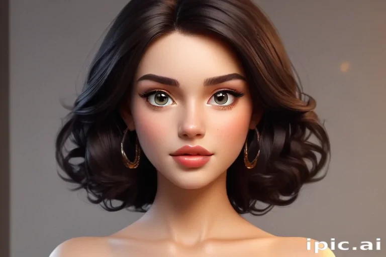 brunette cartoon characters