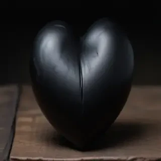 black heart aesthetic