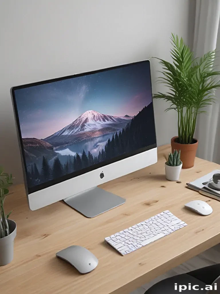 pc screen mockup