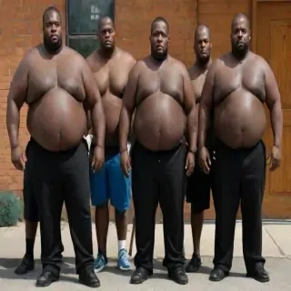 big black fat men