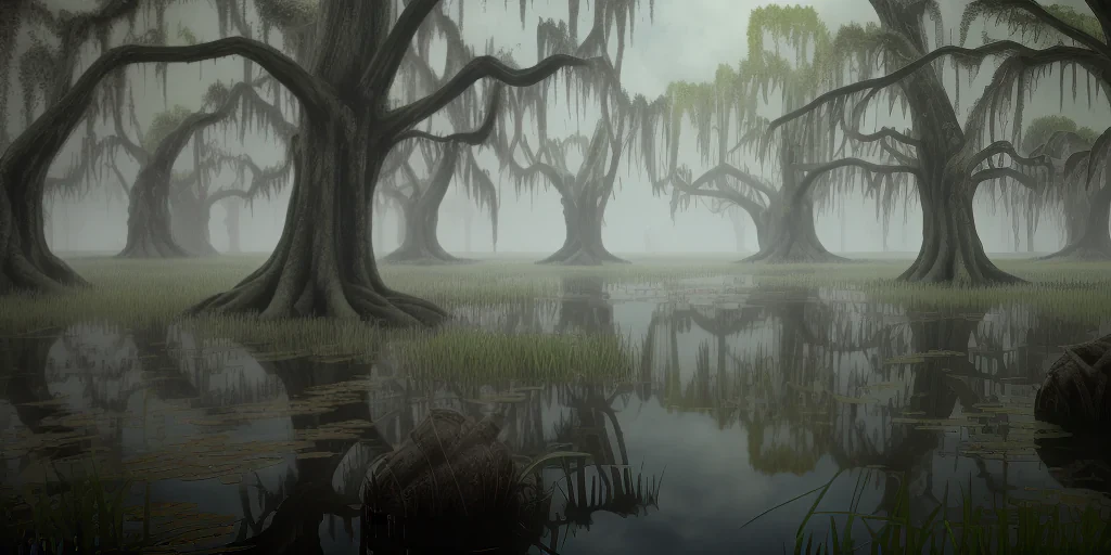 swamp background