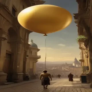 golden balloon