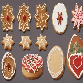 clip art christmas cookies