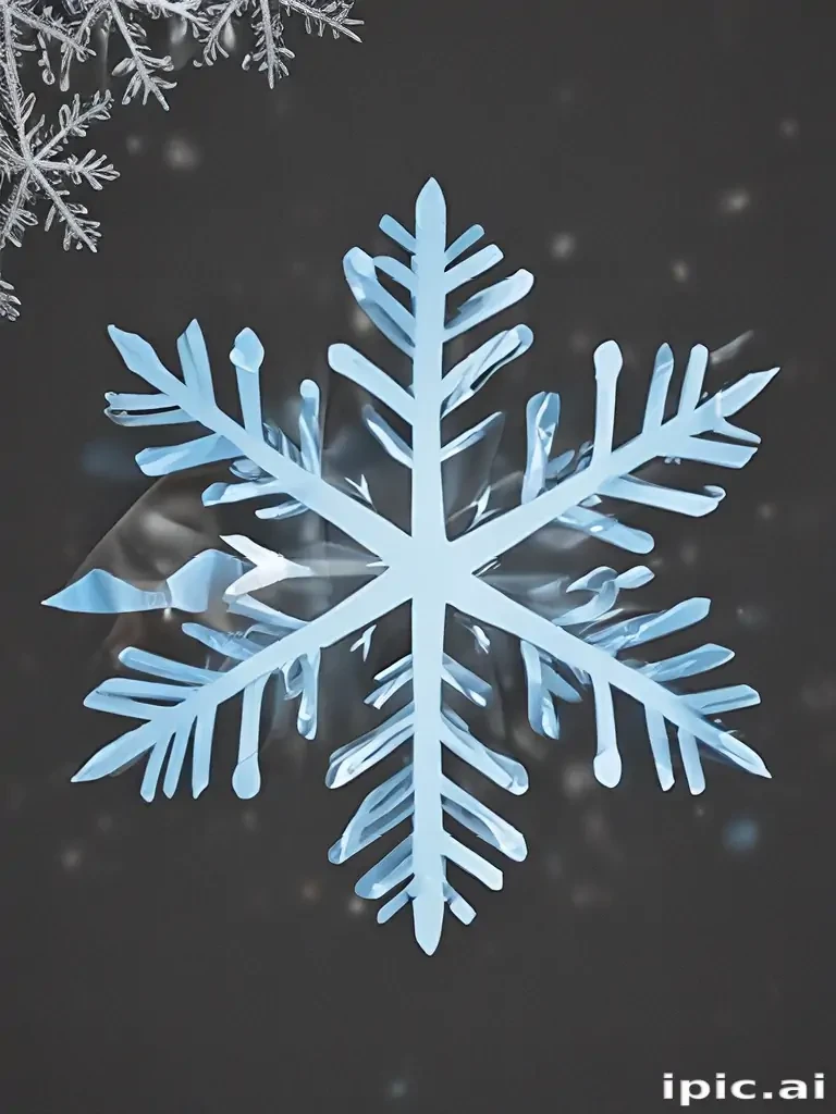 snowflake clipart transparent background