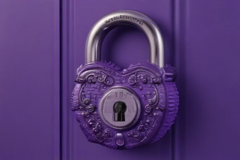 purple lock screen