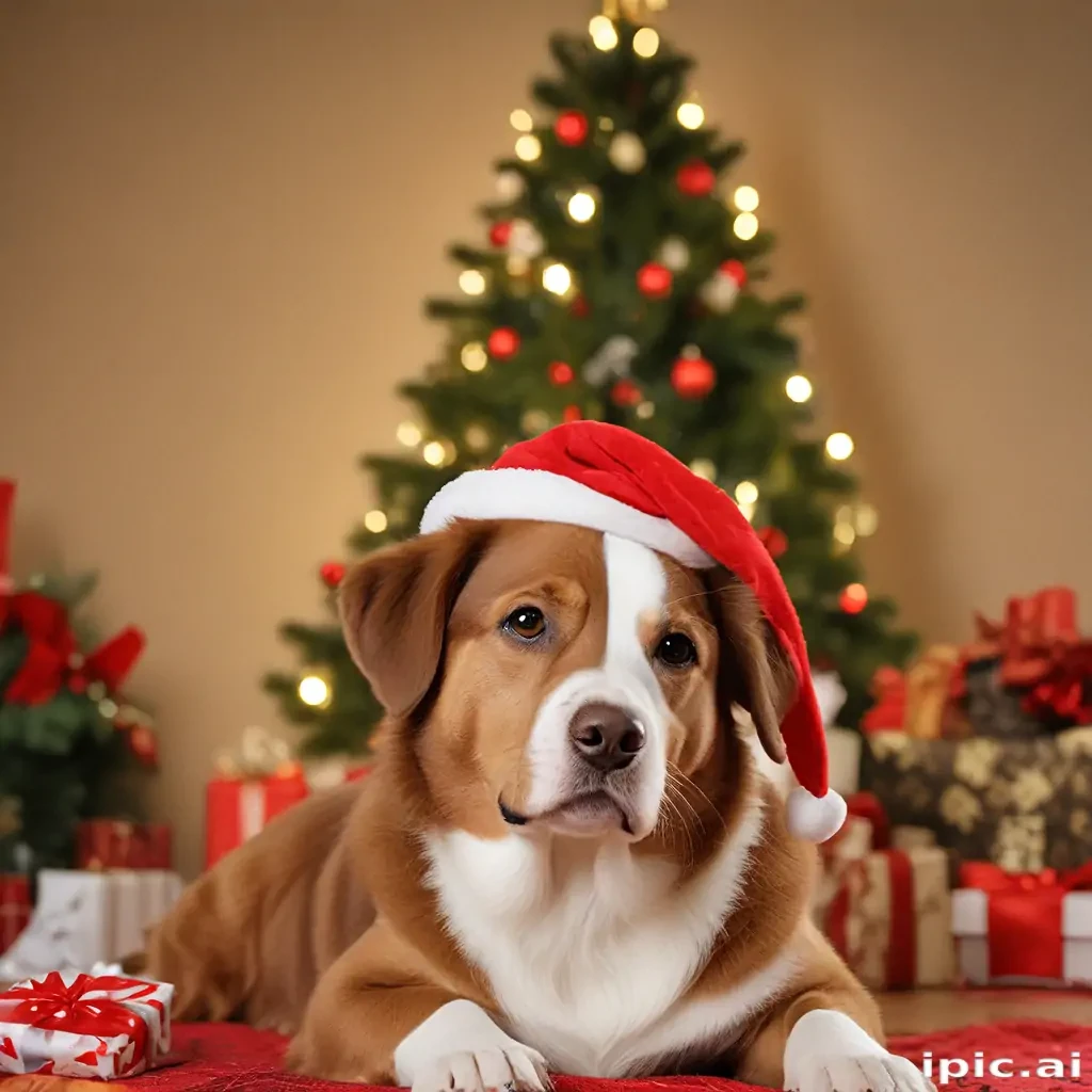 dog christmas backgrounds