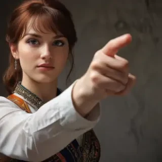 pointing at you