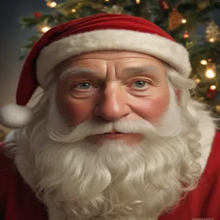 images of vintage santa