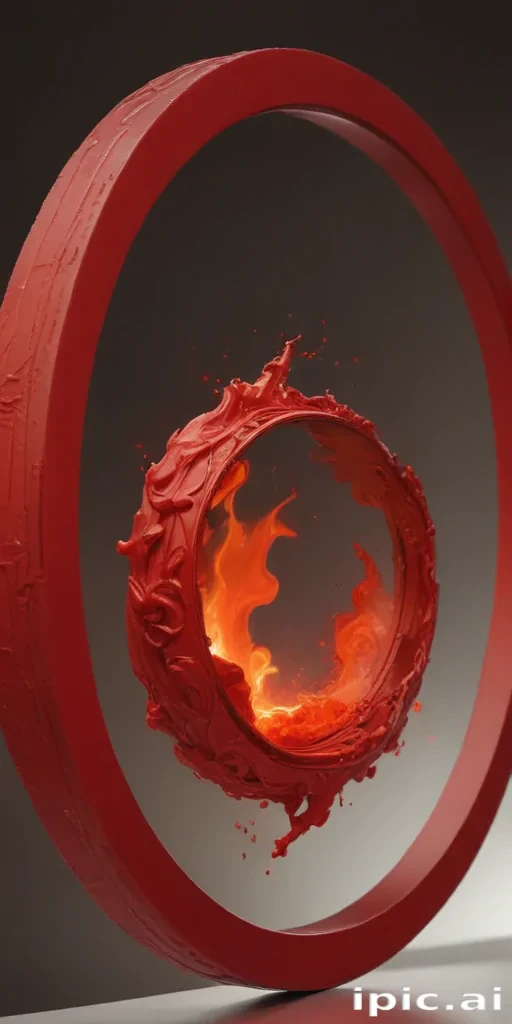 red circle