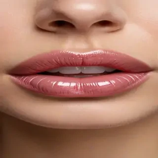transparent lips