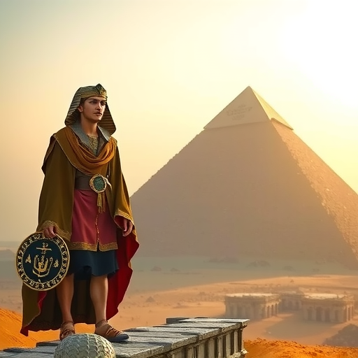 the Egyptian pyramids