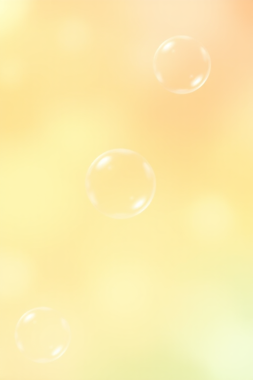 Create a soft-focus abstract background with pastel gradients of orange, yellow, and green, featuring floating translucent bubbles, captured with a DSLR camera at f/2.8, ISO 100, 35mm lens, from a top-down view to enhance depth and clarity.