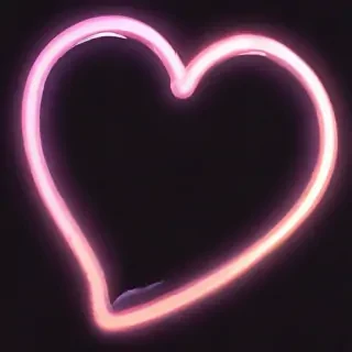 glow heart png