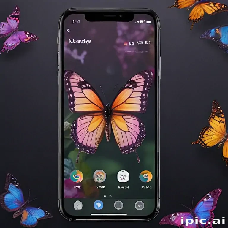butterfly home screen