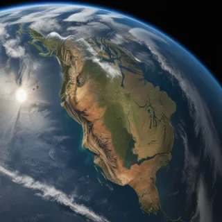 earth from space
