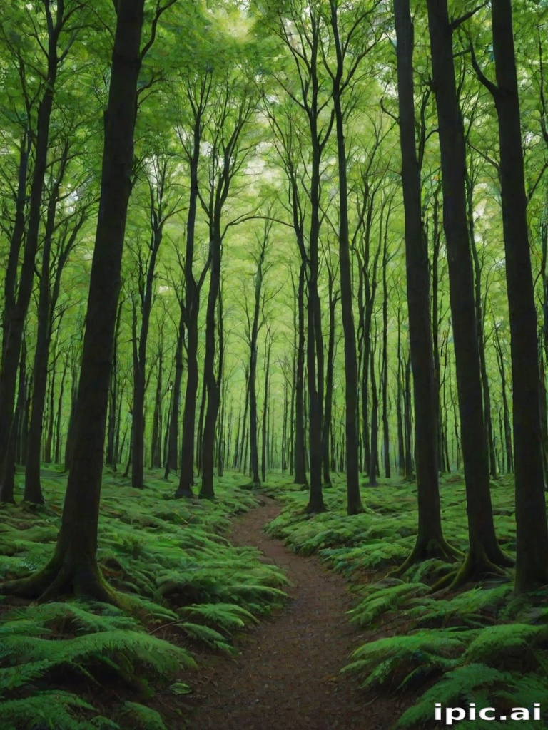 green forest aesthetic