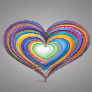 rainbow heart png