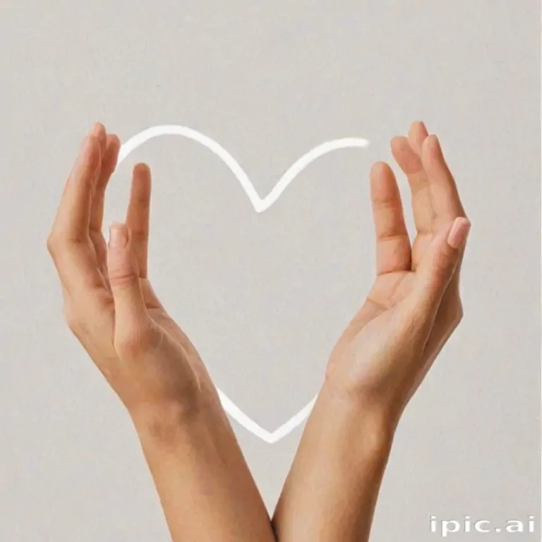 heart hands clipart