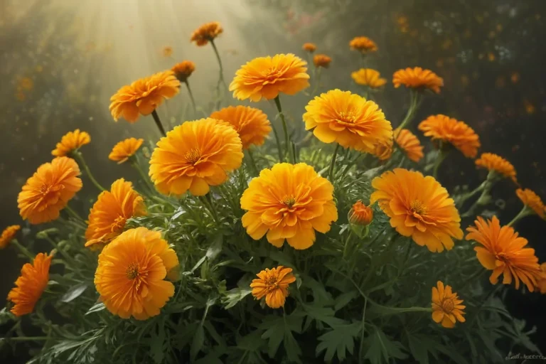 marigolds transparent
