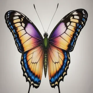 picture of a butterfly drawing