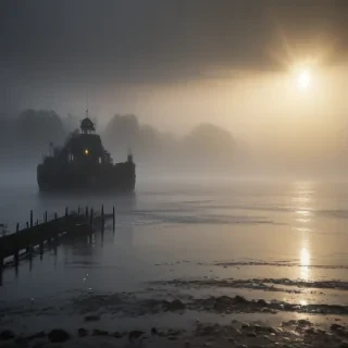 foggy background