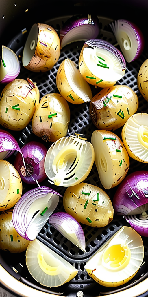 air fryer potatoes and onions