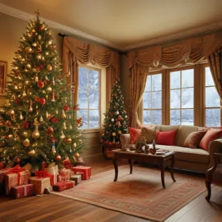 astetic christmas wallpaper