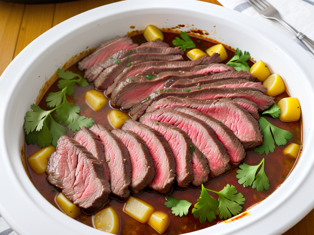 skirt steak in crock pot
