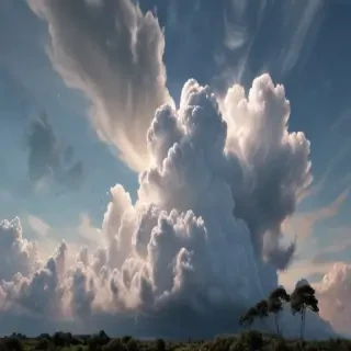 clouds with transparent background