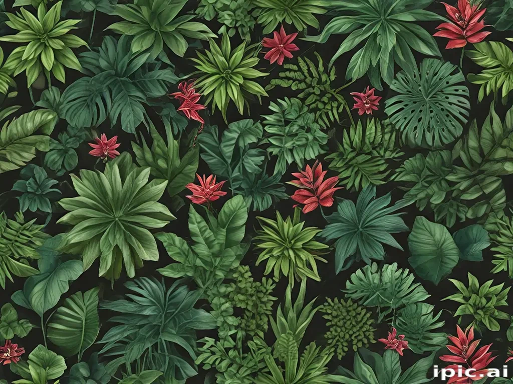 plants no background