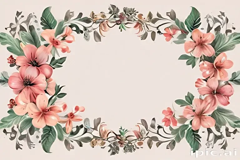 floral border png