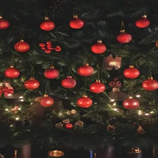 christmas aesthetic background