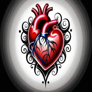 heart tattoo png