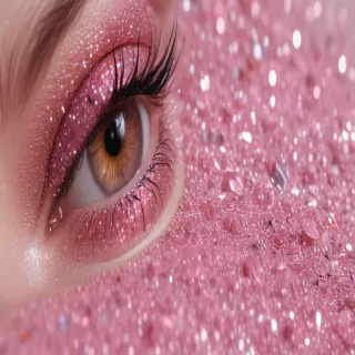 pink glitter aesthetic