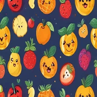cartoon fruit