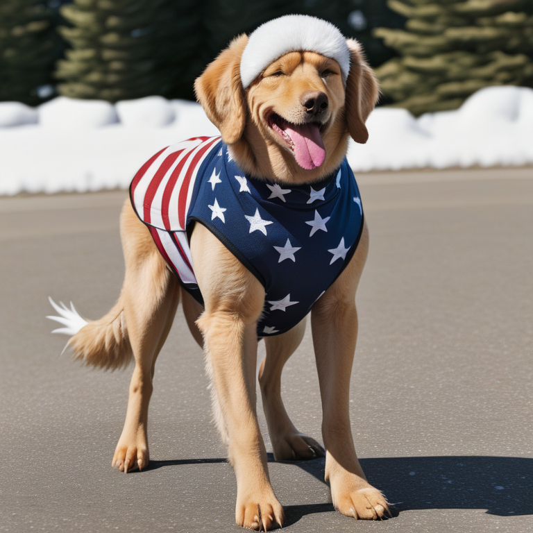 american eagle dog