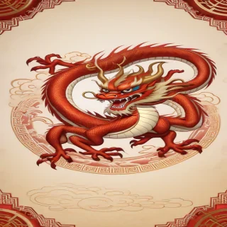 chinese dragon background