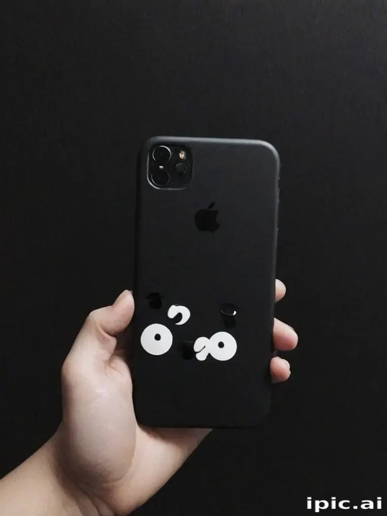 cute black iphone wallpaper