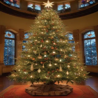 transparent christmas tree