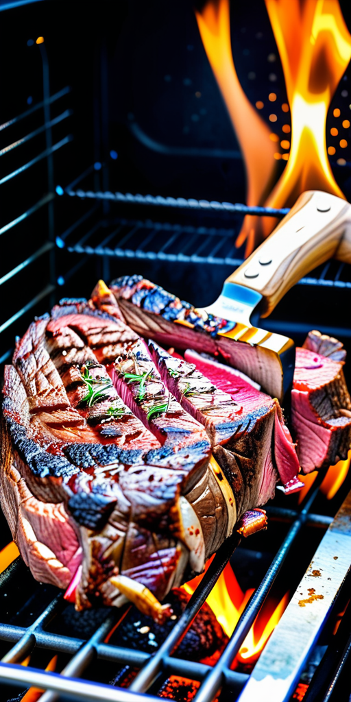 reverse sear tomahawk steak oven