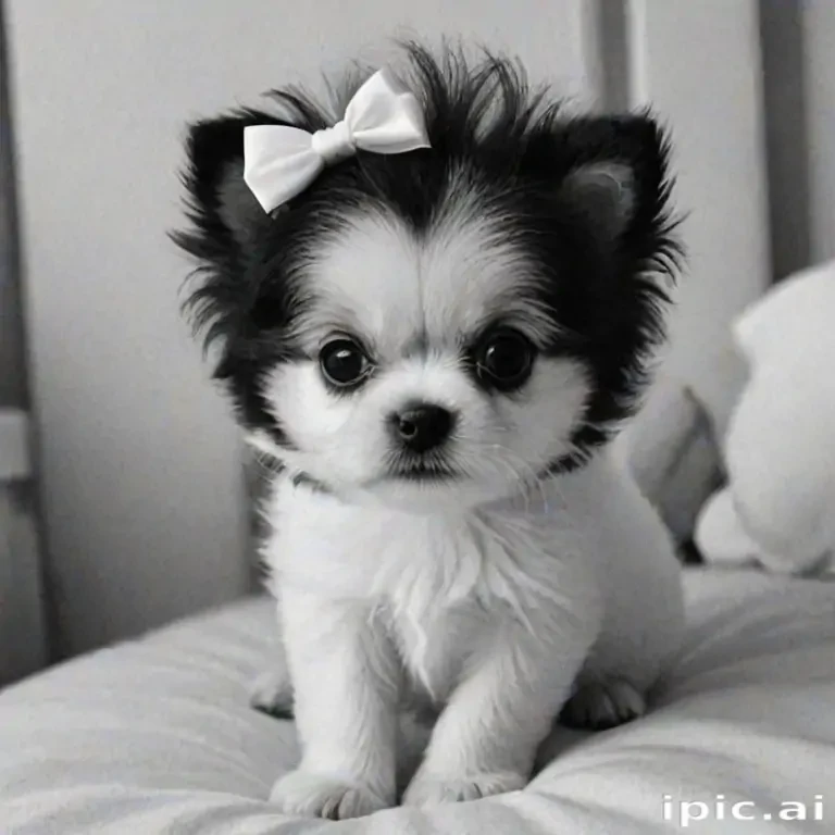 cute black and white
