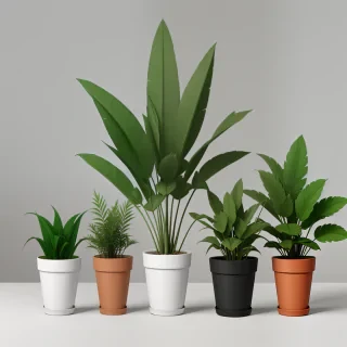 plants no background