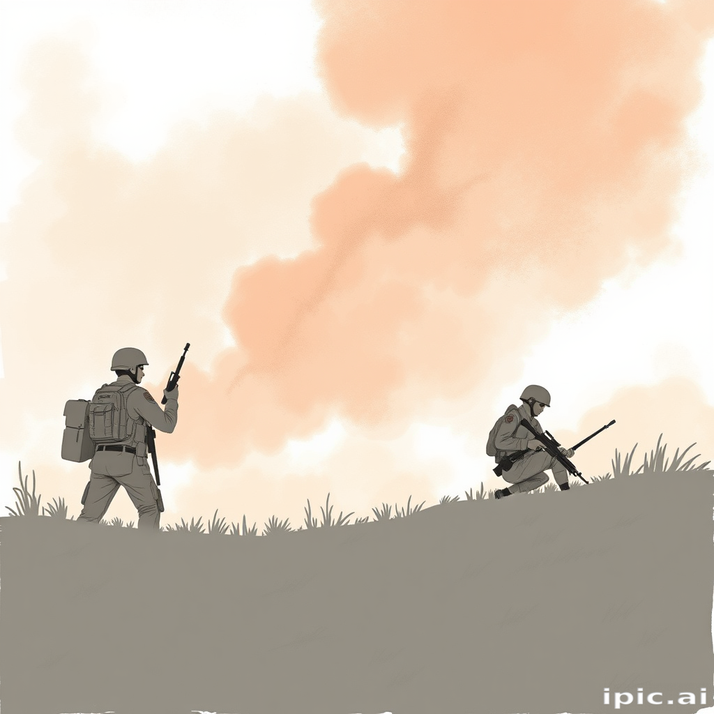 soldiers drawing