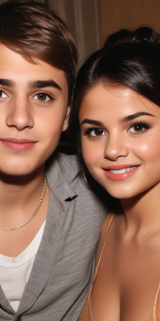 justin beber and selena gomez