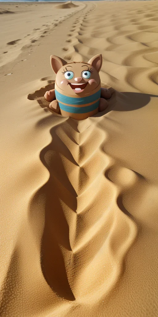 cartoon sand
