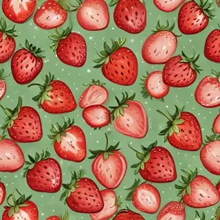 strawberry cute wallpaper