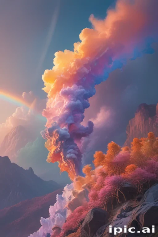 rainbow pastel