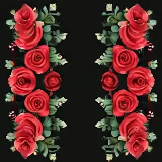 rose border png