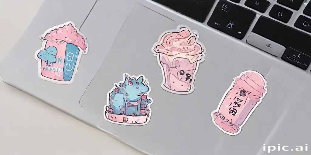 aesthetic transparent stickers
